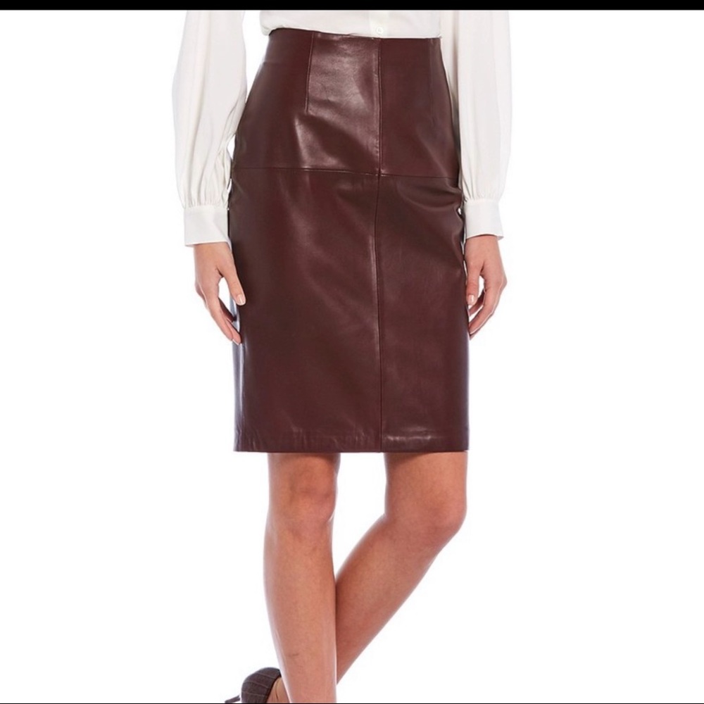 Antonio Melani Luxury Genuine Leather skirt